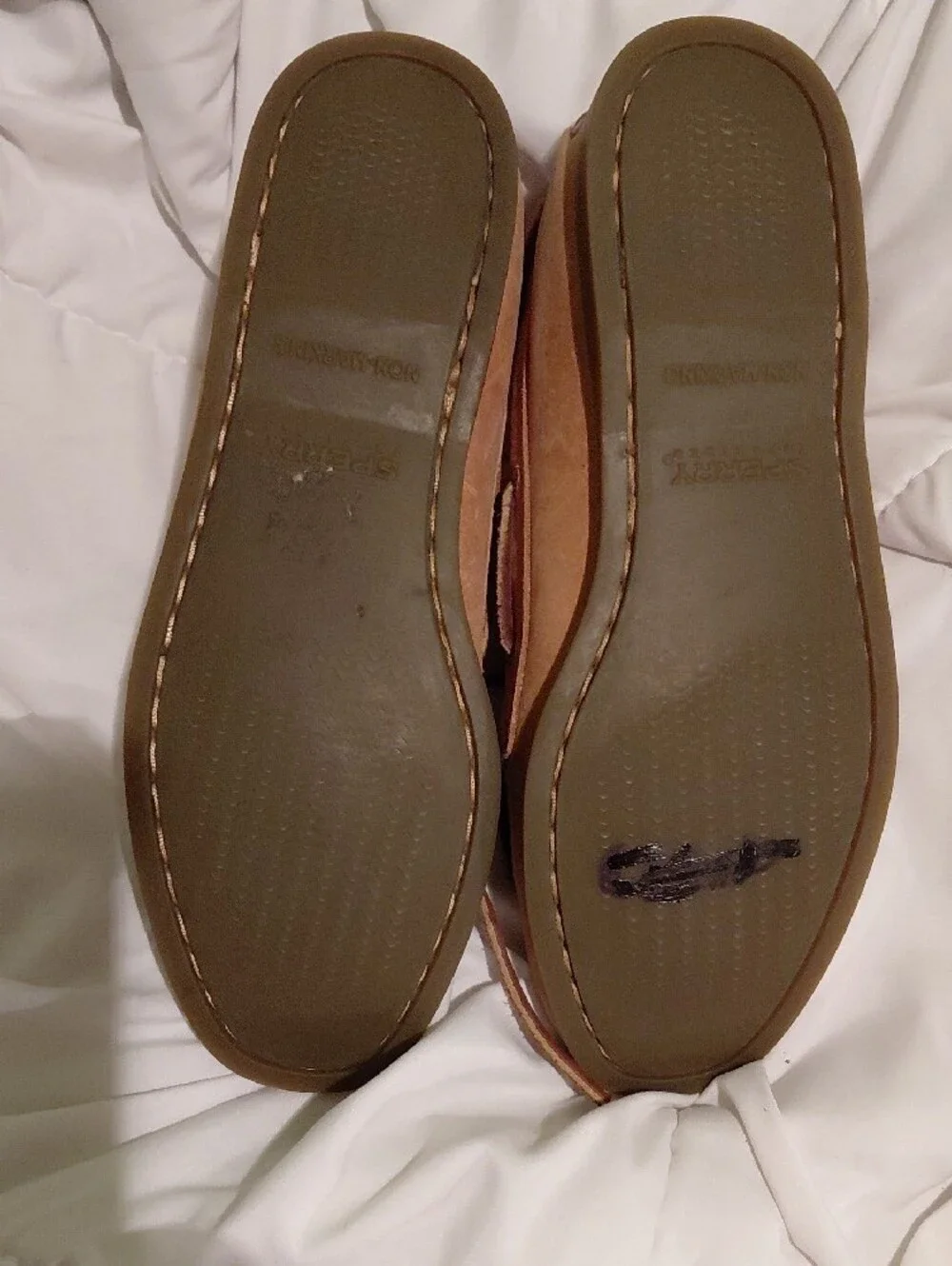 Sperry Topsider Men's Suede Boat Shoes - Light Brown